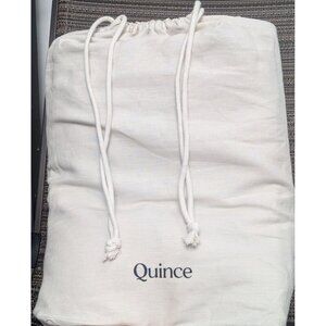 Quince European 100% Linen Duvet Cover 3PC Set SAND Full/Queen -NEW-